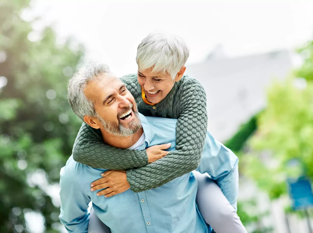 Old People Smiling